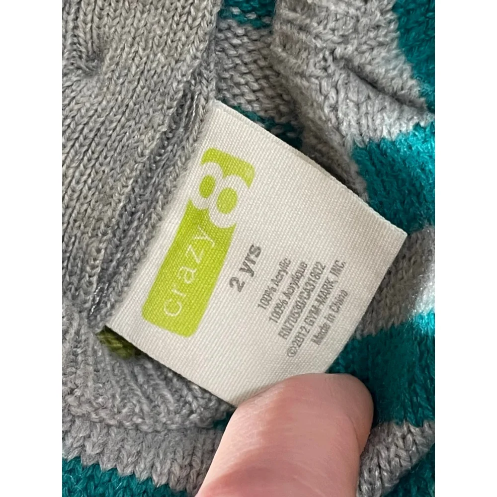 Girls Crazy 8 striped 24 months sweater dress